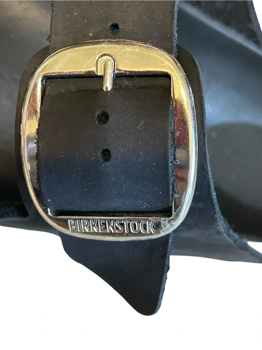 Birkenstock Arizona Big Buckle Black Oiled Leather Sandals EU 37
